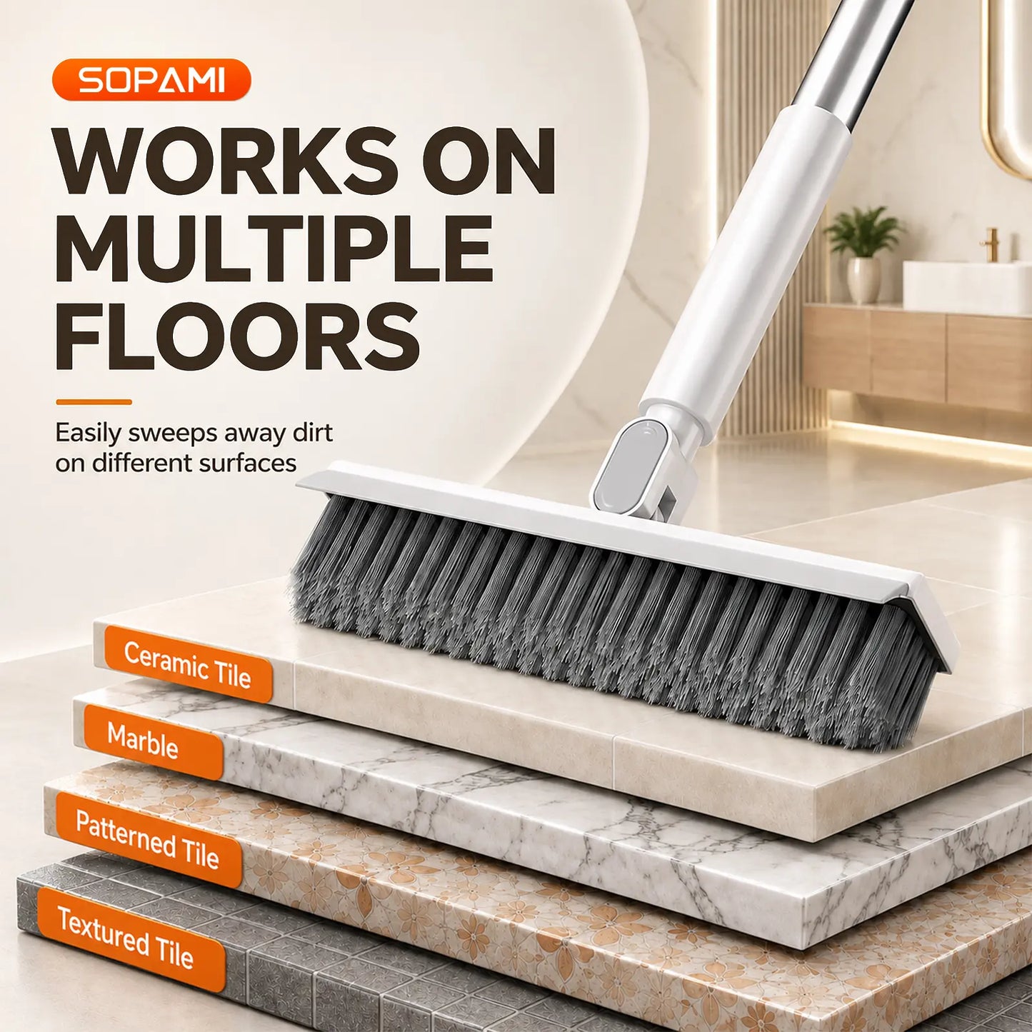 180° Rotating Gap Cleaning Tool -Extendable Adjustable No-Touch Cleaner forWindows